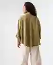 Camisa Mujer Café Talla L 612G003_CAF180830
