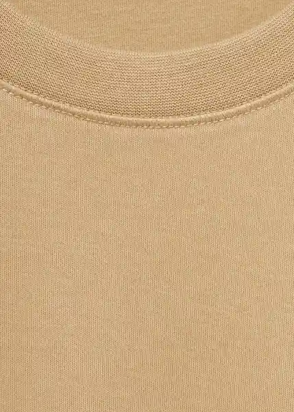 Camiseta Kimi Camel Talla S Hombre Mango