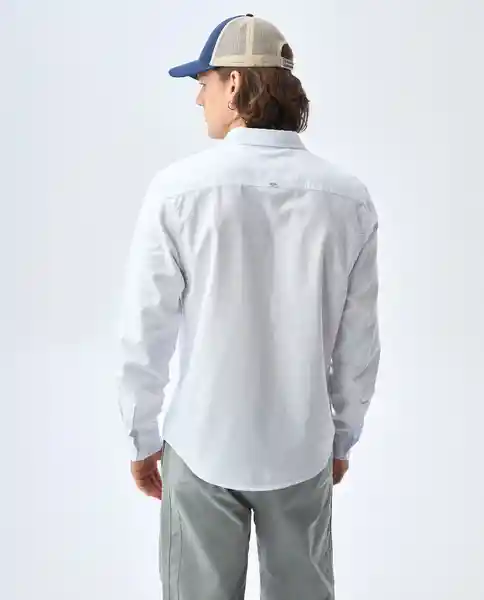 Camisa Hombre Blanco Talla M 811G501_BLA110601 Americanino