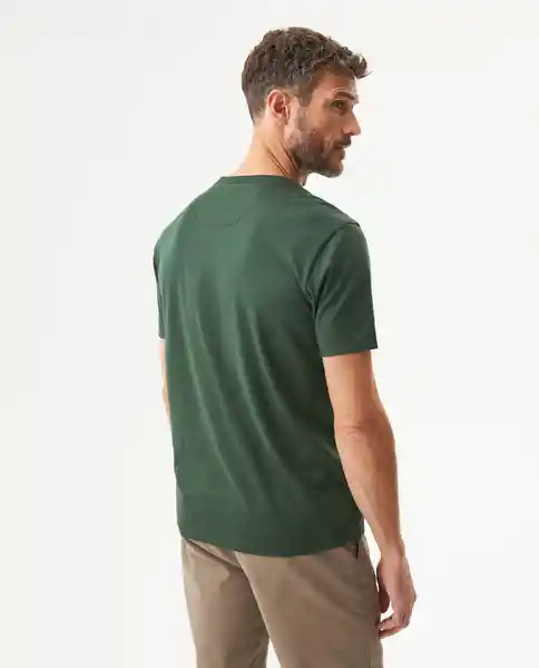 Camiseta Básica Verde Cordillera Ultraoscuro S Chevignon