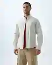 Camisa Hombre Beige Talla XL 819f500 Americanino