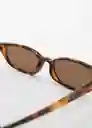 Gafas de Sol Fidela Chocolate Talla 99 Mujer Mango