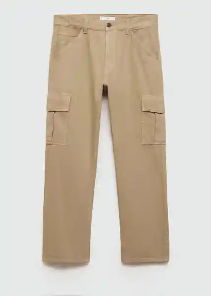 Jean Buzz Khaki Talla 46 Hombre Mango