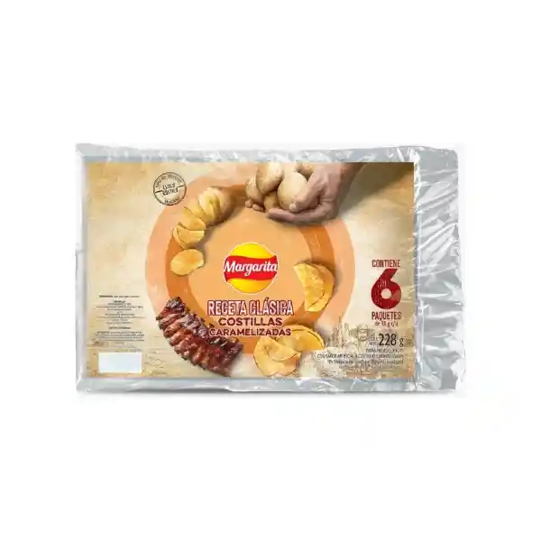 Margarita Pack Snack Papa Clásica Costilla Caramelizada