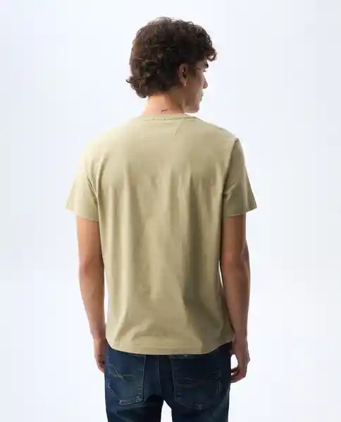 Camiseta Hombre Beige Talla L 841G000_BEI161110 Americanino