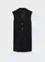 Vestido Verona Negro Talla Xs Mujer Mango