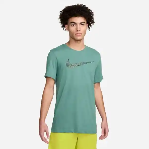 Nike Camiseta Tee 2 Yr Swoosh Para Hombre Verde Talla XL