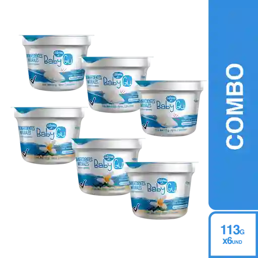 Combo Baby gü Yogurt + Baby gü Yogurt Entero Sin Dulce Vainilla