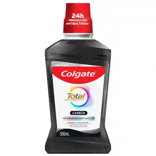 Enjuague Bucal Colgate Total Carbón Prevención Activa 500ml