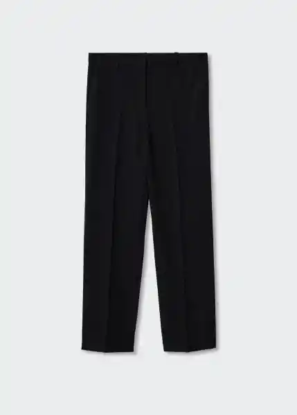 Pantalón Estel Negro Talla 44 Mujer Mango