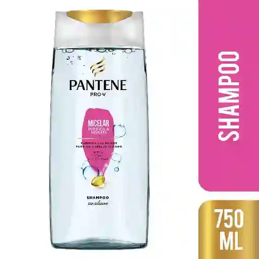 Pantene Pro-V Shampoo Micelar Purifica & Hidrata 750 mL