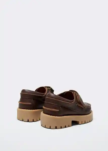 Zapato Nauticob Marron Talla 21 Niños Mango