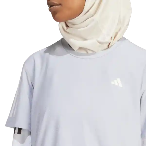 Adidas Camiseta Manga Corta Otr B Tee Correr Mujer Gris Talla M