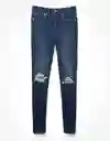 Jean Súper Hi-Rise Jegging Mujer C Azul T-8 LONG American Eagle