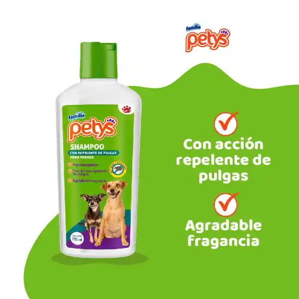 Petys Shampoo de Mascota con Repelente de Pulgas