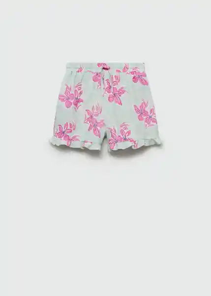 Short Rox Turquesa Talla 10 Niños Mango