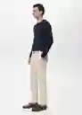 Pantalón Prato Crudo Talla 42 Hombre Mango