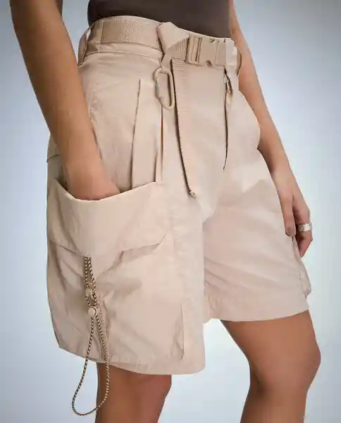 Short Mujer Crudo Talla 10 652G080_CRU135304 Americanino