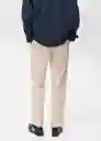 Pantalón Allen Crudo Talla 40 Hombre Mango