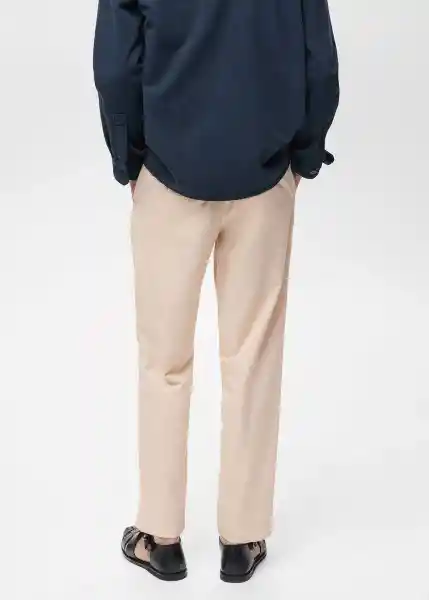 Pantalón Allen Crudo Talla 40 Hombre Mango