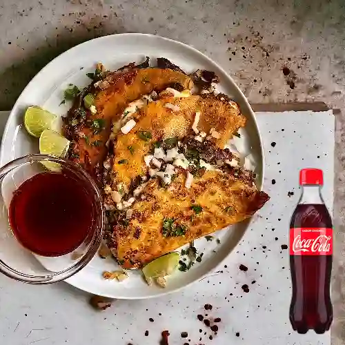 Combo Quesabirria + Coca-Cola Sabor Original 400 ml