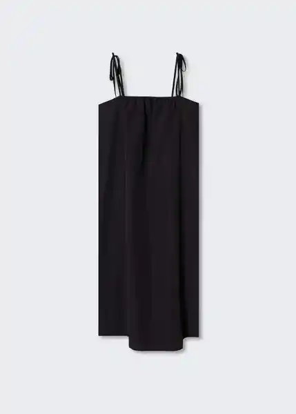 Vestido Paris-H Negro Talla L Mujer Mango