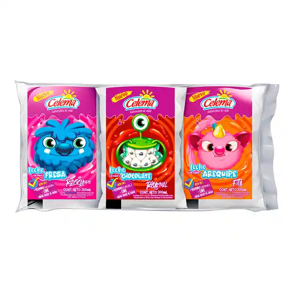 Celema Leche Saborizada Uht Surtido