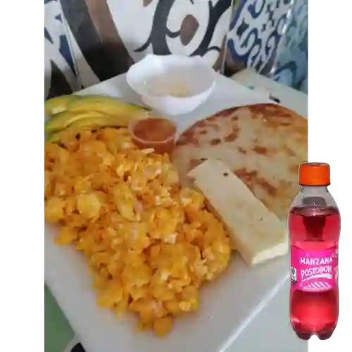 Combo Bandeja Criolla con Huevos + Gaseosa 250 ml