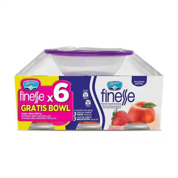 Yogurt Finesse Surtido Gratis Bowl