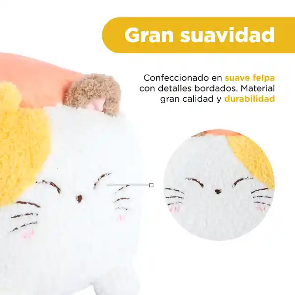 Peluche Sushi Bola de Arroz Gato Serie Mini Family Miniso