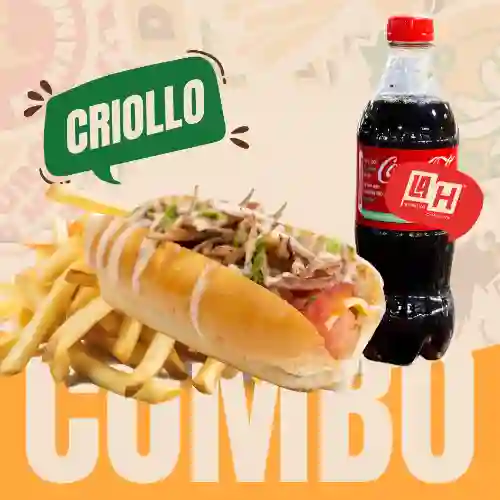 Combo Perro Criollo + Bebida