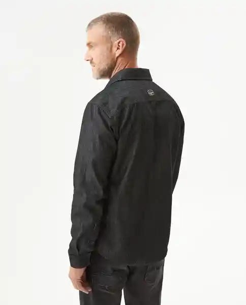 Camisa Negra Negro Noche Ultraoscuro Talla L Chevignon