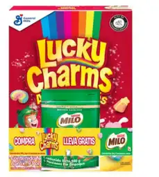Lucky Charms Cereal + Milo