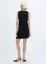 Vestido Avayax Negro Talla M Mujer Mango