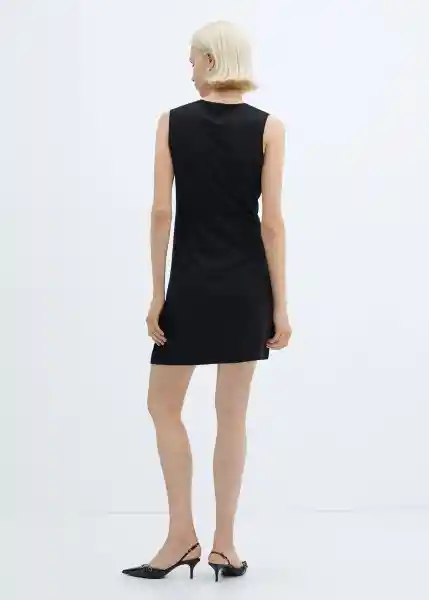 Vestido Avayax Negro Talla M Mujer Mango