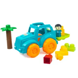 Blocks Car Juguete Didactico Camión Con Bloques Armatodo