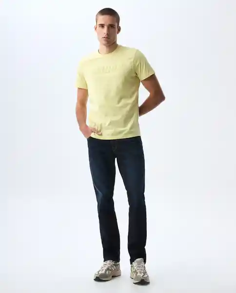 Camiseta Hombre Amarillo Talla XL 841G000_AMA120626 Americanino