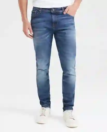 Jean Super Slim Fit Rider Azul Francés Medio 32 / 32 Chevignon