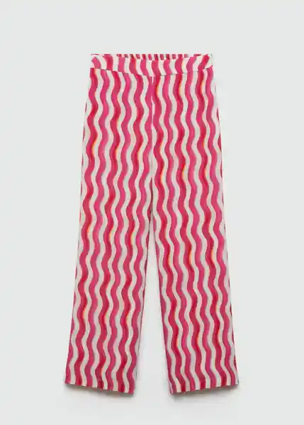 Pantalón Ibiza Fucsia Talla 25 Mujer Mango