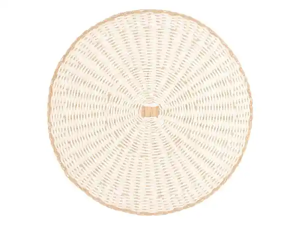 Individual Papel/Madera Redondo U 38 cm Casaideas