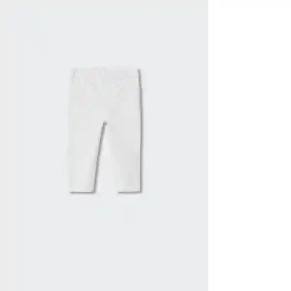 Pantalón Ursula3 Offwhite Talla 66 Niñas Mango