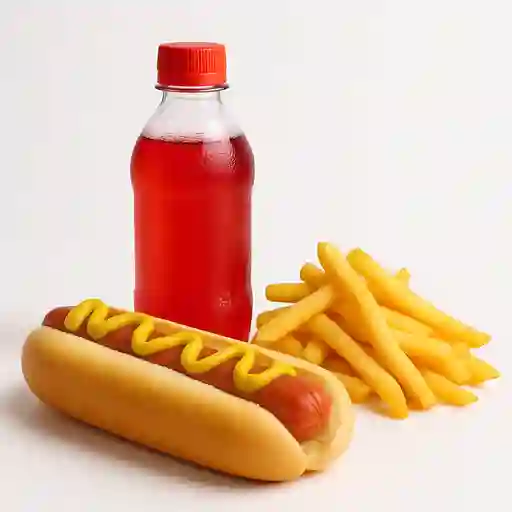 Combo Perro + Gaseosa + Papas