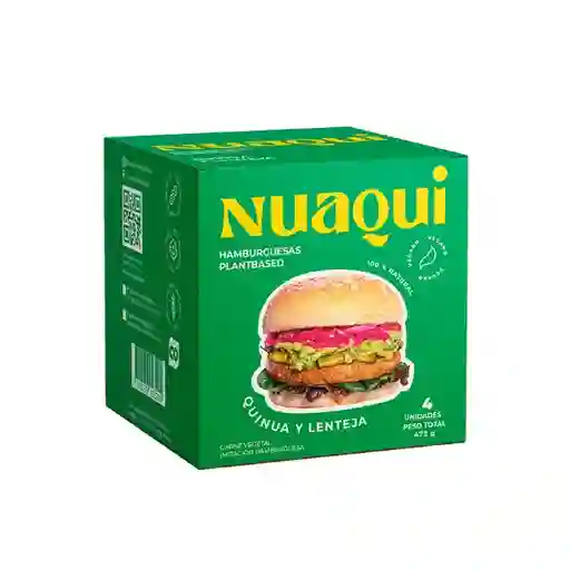 Kumara Hamburguesa de Quinua Con Lentejas Veggie