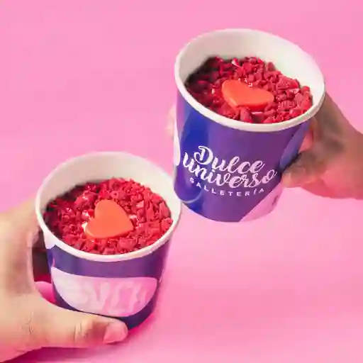 Pouch red velvet