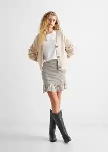 Buzo Cardigan Sophie Beige Talla 21 Teen Niñas Mango