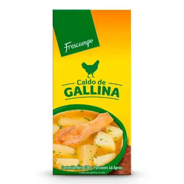 Caldo de Gallina Cubo Frescampo