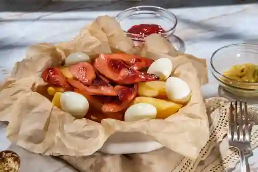 Salchipapas Rancho-Mixta