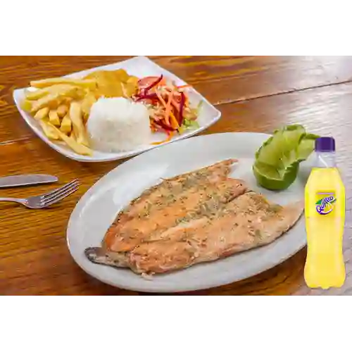 Combo Trucha Al Ajillo + Quatro 350 ml