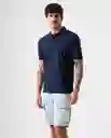 Camiseta Polo Hombre Azul Talla L 802G003_AZU194024 Americanino