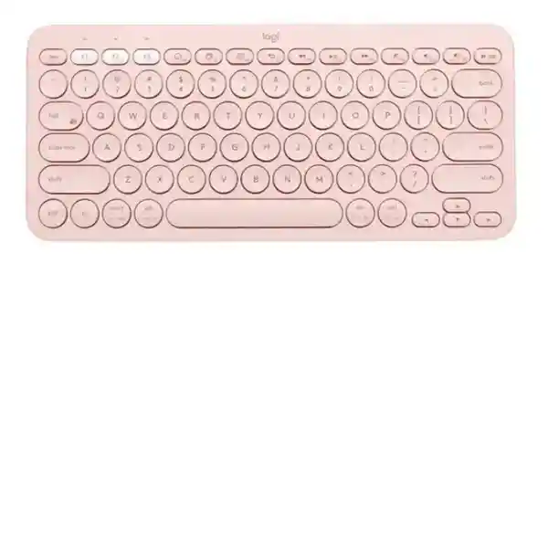 Logitech Teclado K380 Bluetooth Para iPad y Mac Rosado